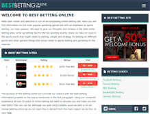 Tablet Screenshot of bestbettingonline.com